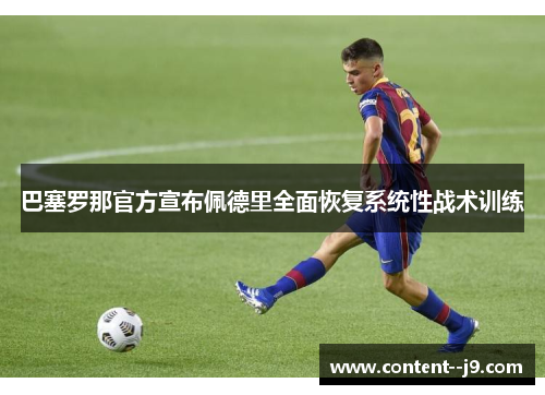 巴塞罗那官方宣布佩德里全面恢复系统性战术训练 巴塞罗那官方宣布佩德里全面恢复系统性战术训练